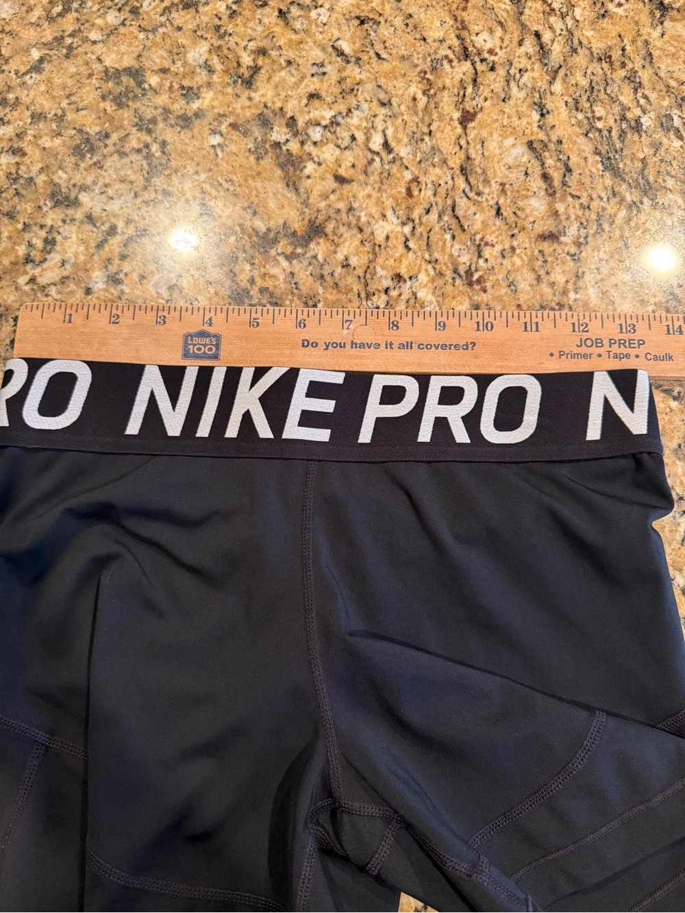 Nike Pro Women’s black active gym Compression Biker Shorts size large Dri-fit - Picture 5 of 6